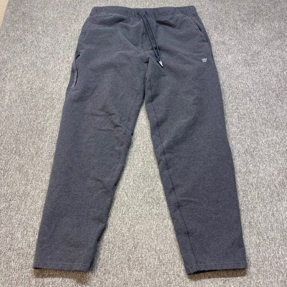 Mack Weldon Ace Sweatpants Mens Large Charcoal Grey French‎ Terry Joggers Pants